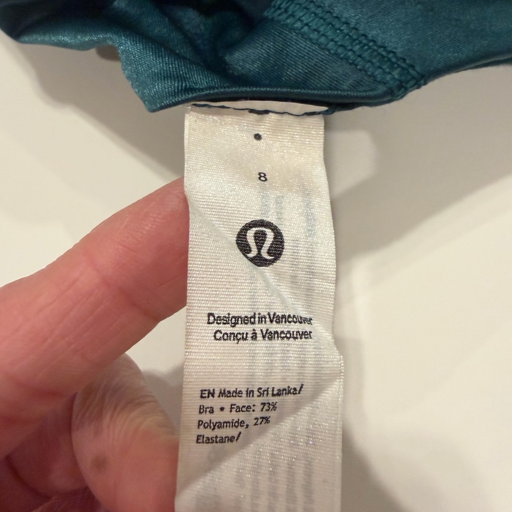 NWT Peloton Deep Teal Sports Bra - Picture 4 of 6